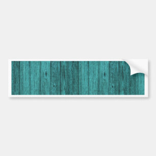 blaues Holz Autoaufkleber