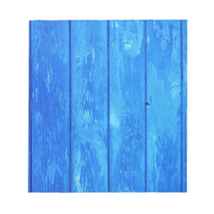 blaues Holz Notizblock