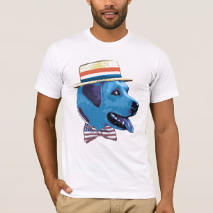 Blaues Hundedemokrat-Shirt T-Shirt
