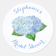 Blaues Hydrangea Brautparty