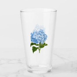 Blaues Hydrangea-Glas Glas