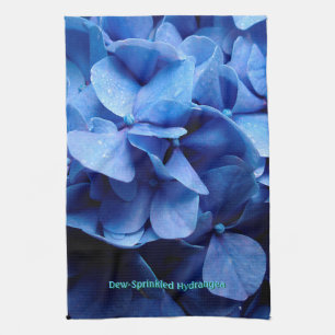 Blaues Hydrangea Handtuch