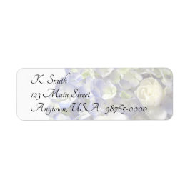 Blaues Hydrangea personalisierbar