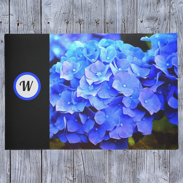Blaues Hydrangeas Personalisiert Door Mat Fußmatte (Von Creator hochgeladen)