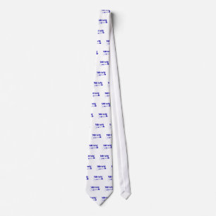 blaues Instrument Krawatte