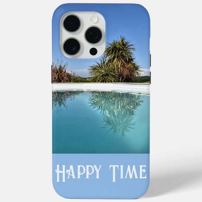 Blaues iPhone-Case  Case-Mate iPhone Hülle (Rückseite)