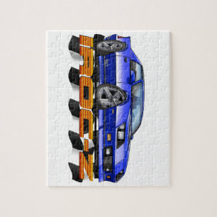Blaues IROC Z Puzzle