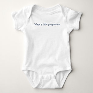 Blaues Jersey einteilig: Wir sind ein wenig Baby Strampler