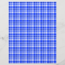 Blaues Kariertes Scrapbook