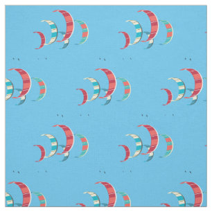 Blaues Kitesurfmaterial Stoff
