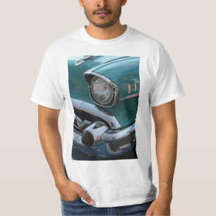 Blaues klassisches Auto T-Shirt