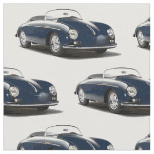 Blaues klassisches Sport-Auto-Gewebe Stoff