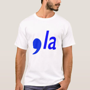 Blaues Komma la T-Shirt