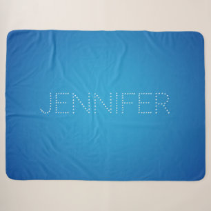 Blaues Korallenaqua Sherpadecke