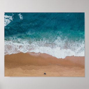 Blaues Körperwasser Poster