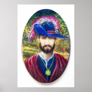 Blaues Korsair der Toskana Poster