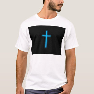 Blaues Kreuz T-Shirt