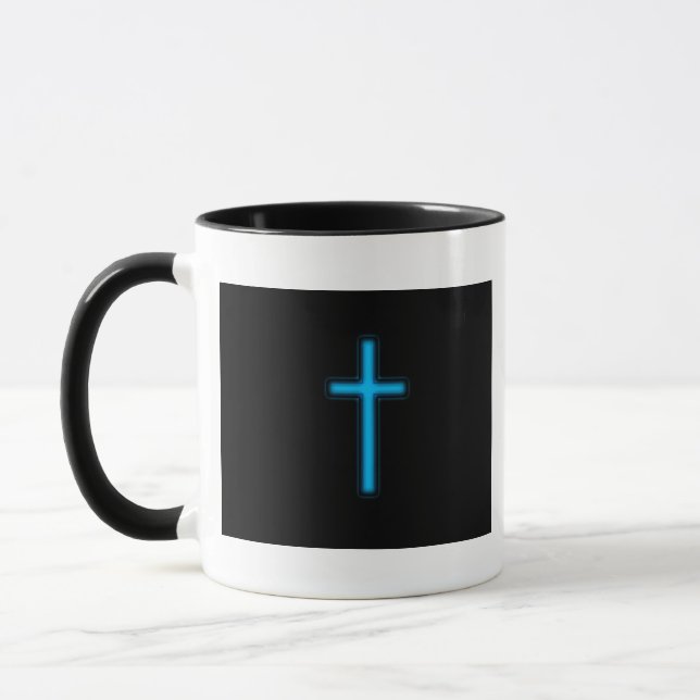 Blaues Kreuz Tasse (Links)