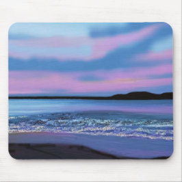 Blaues Kristallwasser Mousepad