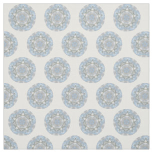 Blaues Lacy abstraktes Stoff