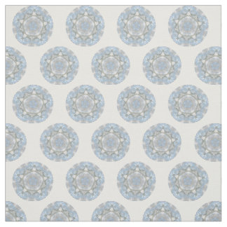 Blaues Lacy abstraktes Stoff