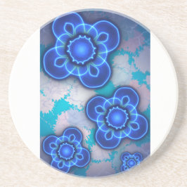 Blaues Licht Getränkeuntersetzer