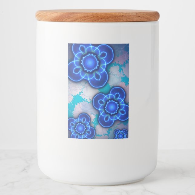 Blaues Licht Lebensmitteletikett (Vorderseite)