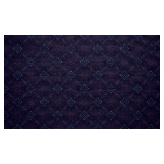 Blaues Lila Indizierungsmuster Stoff (Fat Quarter (45,7 x 55,9 cm))