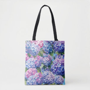Blaues Lila rosa Hydrangea-Muster