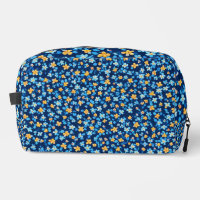 Blaues Little-Blume-Muster