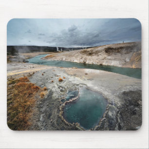 Blaues Loch Mousepad