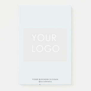 Blaues Logo für Berufliche Unternehmen Post-it Klebezettel