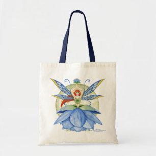 Blaues Lotus-Fee-Tasche Tragetasche