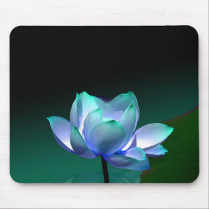 Blaues Lotus in voller Blüte, mousepad