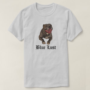 Blaues Lust Pitbull Shirt