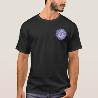 Blaues Mandala-Fraktal 200706072332 T-Shirt