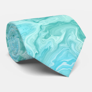 Blaues Marmormuster Krawatte