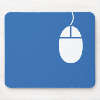 blaues Mäuseikone mousepad