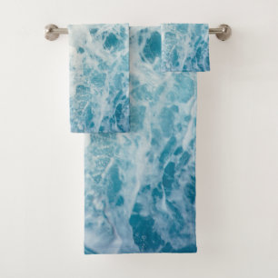 Blaues Meer Badhandtuch Set