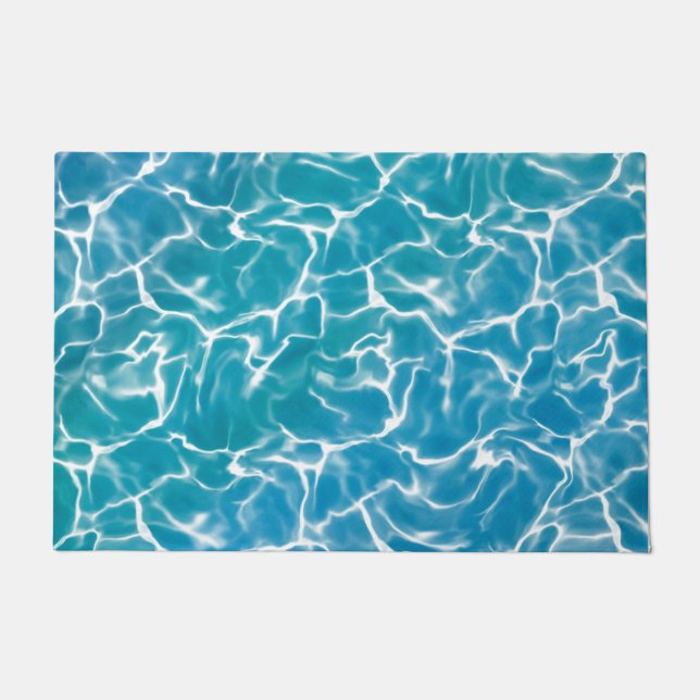 Blaues Meer* Fußmatte (Vorderseite)