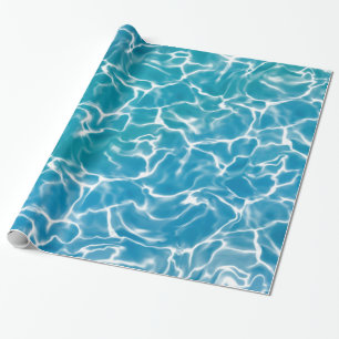 Blaues Meer Geschenkpapier