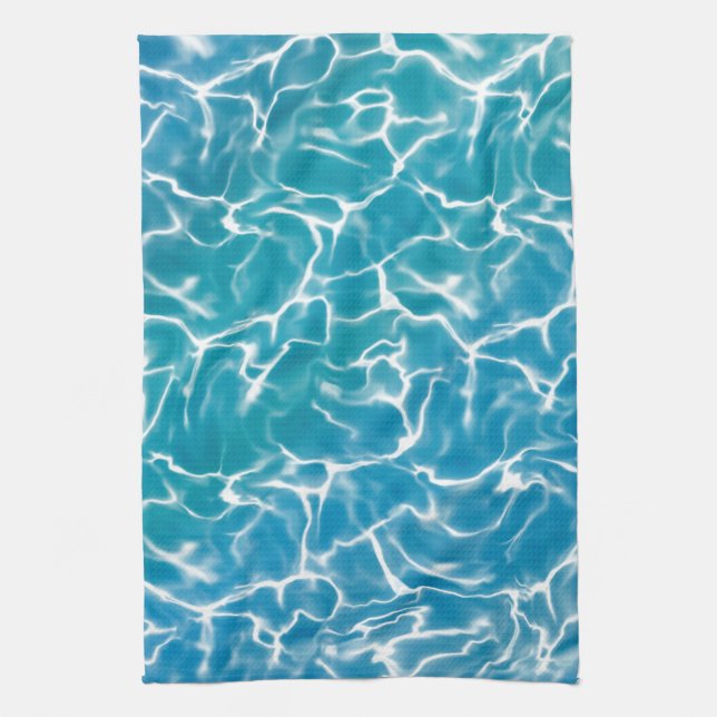 Blaues Meer* Geschirrtuch (Vertikal)