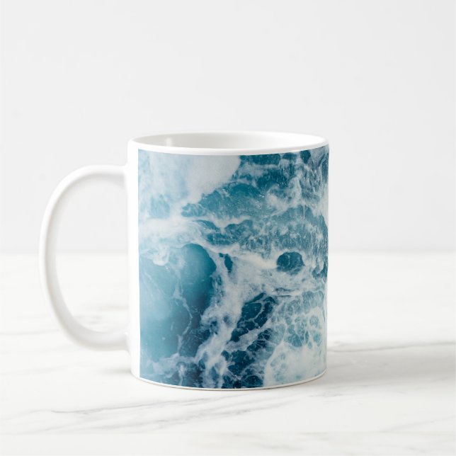 Blaues Meer Kaffeetasse (Links)