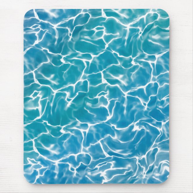 Blaues Meer Mousepad (Vorne)