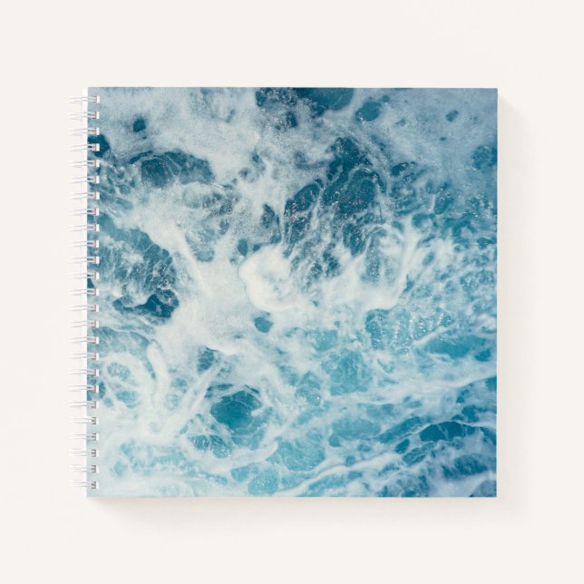 Blaues Meer Notizbuch (Vorderseite)