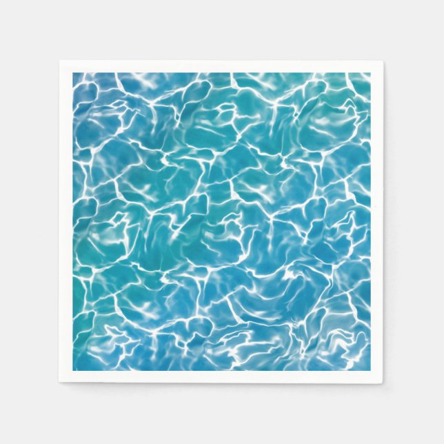 Blaues Meer* Serviette (Vorderseite)