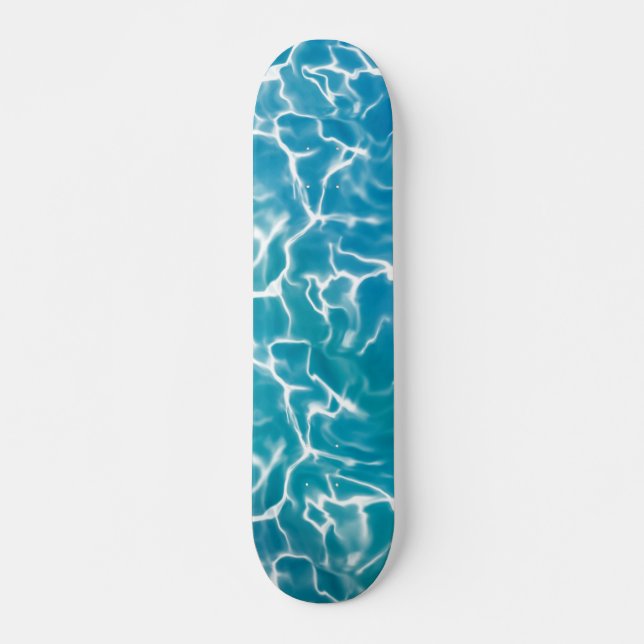 Blaues Meer Skateboard (Vorne)