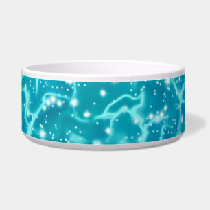 Blaues Meer Wasser mit Glitzern Napf
