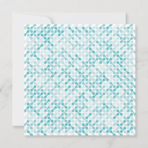 Blaues Metaball-Muster Karte