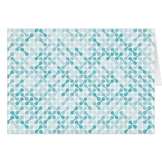 Blaues Metabolmuster (Vorderseite (Horizontal))